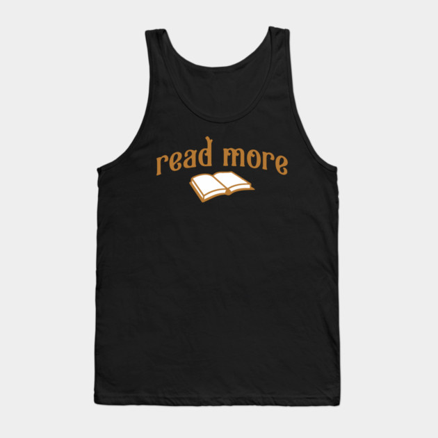 Read More – Book Lover Typography Design with Open Book Graphic Tank Top by DonWillisJrArt
