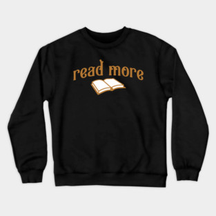 Read More – Book Lover Typography Design with Open Book Graphic Crewneck Sweatshirt