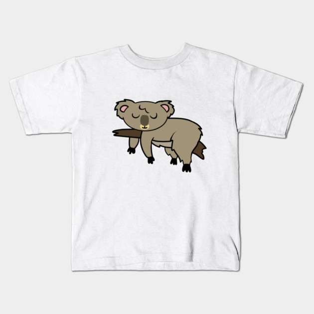 Cute Koala Bear Hanging Animal Kids T-Shirt by logiamerch