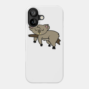 Cute Koala Bear Hanging Animal Phone Case