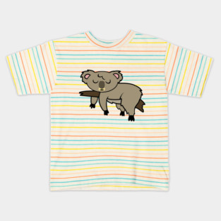 Cute Koala Bear Hanging Animal Kids T-Shirt