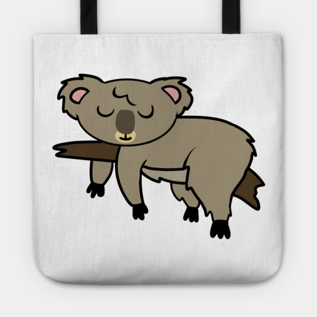 Cute Koala Bear Hanging Animal Tote by logiamerch