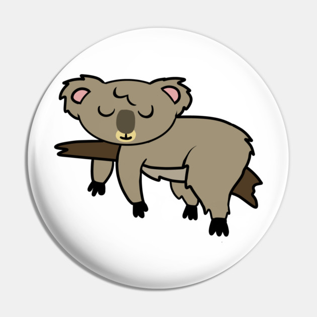 Cute Koala Bear Hanging Animal Pin by logiamerch