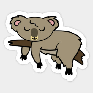 Cute Koala Bear Hanging Animal Sticker
