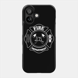 Fire Department Maltese Cross Logo Phone Case