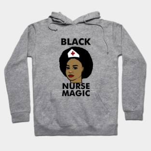 Black Nurse Magic Afro Black History Hoodie