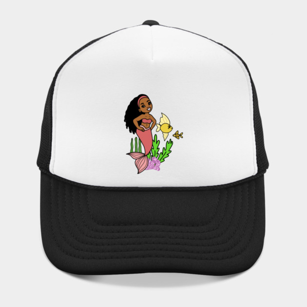 Cute Afro Mermaid Melanin Girl by logiamerch