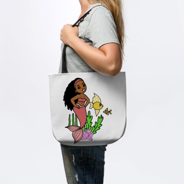 Cute Afro Mermaid Melanin Girl by logiamerch