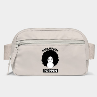 Melanin Poppin Afro Woman Black History Bag