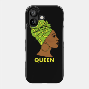 Afro African Queen Black History Melanin Phone Case