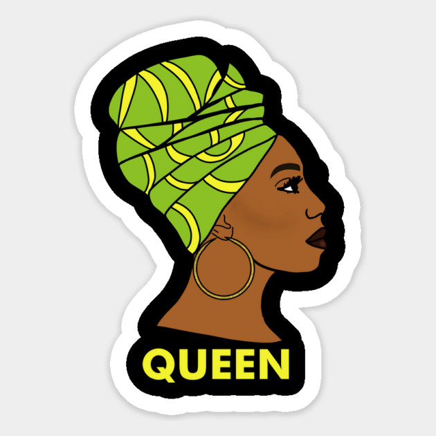 Afro African Queen Black History Melanin Magnet by logiamerch