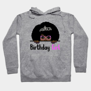 Birthday Girl Melanin Afro Hoodie