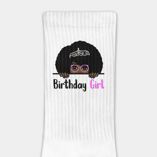 Birthday Girl Melanin Afro by logiamerch