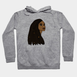 Rasta Woman African Afro Melanin Jamaican Hoodie