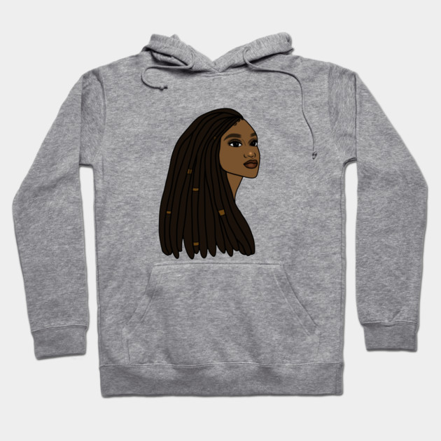 Rasta Woman African Afro Melanin Jamaican Hoodie by logiamerch