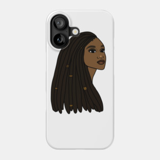 Rasta Woman African Afro Melanin Jamaican Phone Case