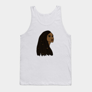 Rasta Woman African Afro Melanin Jamaican Tank Top
