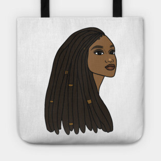 Rasta Woman African Afro Melanin Jamaican Tote