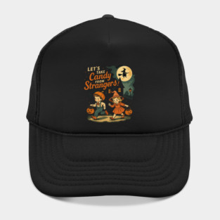 Let's Take Candy from Strangers Funny Halloween Boys Girls Hat