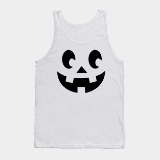 Spooky Pumpkin Face Tank Top