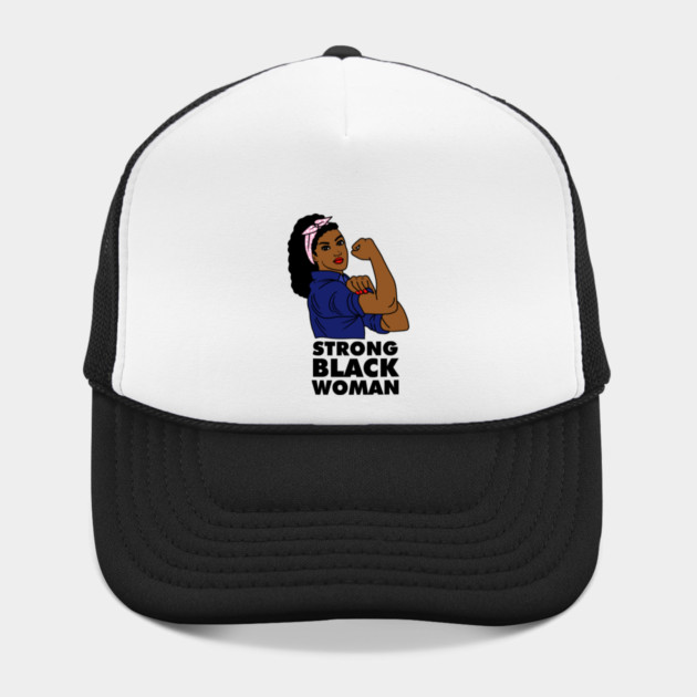 Strong Black Woman Afro African Black History by logiamerch