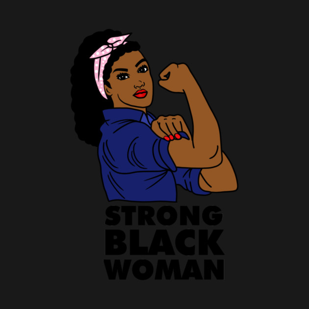 Strong Black Woman Afro African Black History by logiamerch