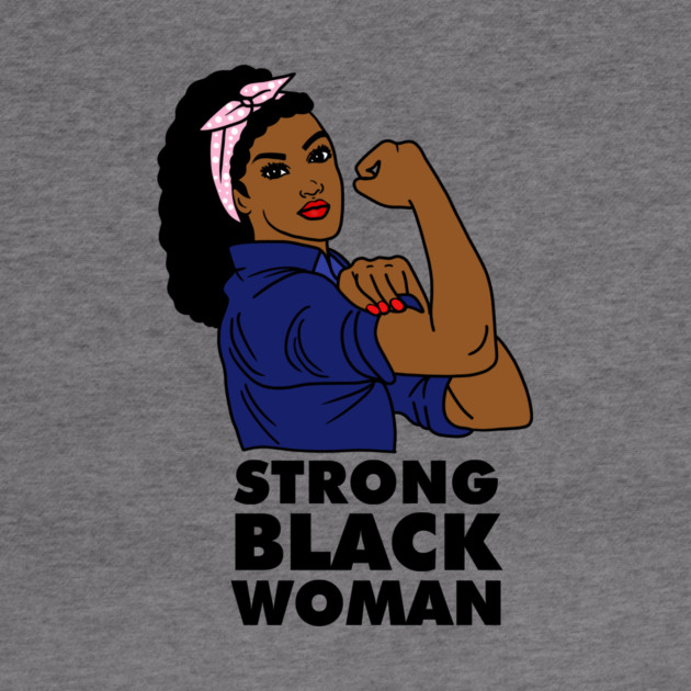Strong Black Woman Afro African Black History by logiamerch