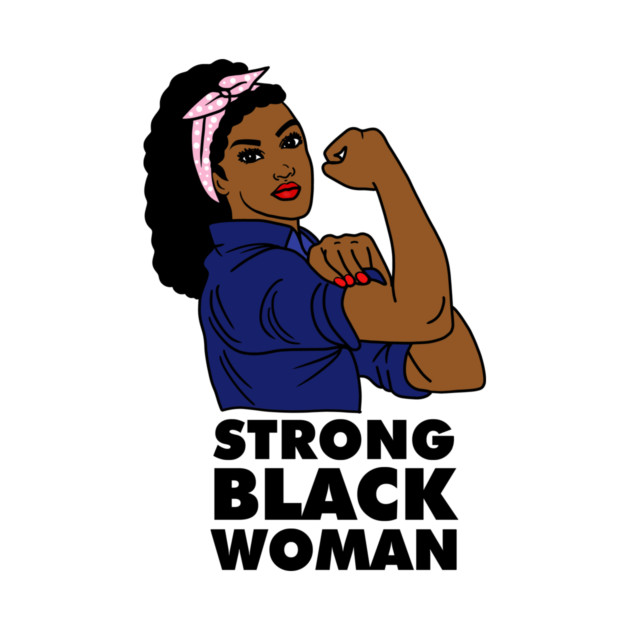 Strong Black Woman Afro African Black History by logiamerch