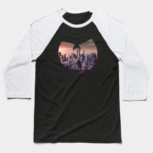 Wutang Vintage, Wutang!, Wu tang Clan Vintage t-shirt - new york city skyline vintage, Hip-Hop Baseball T-Shirt