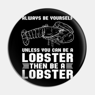 Lobster Pet Red Lobster Fresh Seafood Funny Lobster Pin