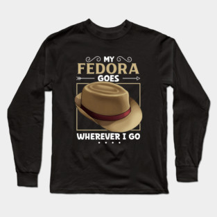 Fedora Long Sleeve T-Shirt