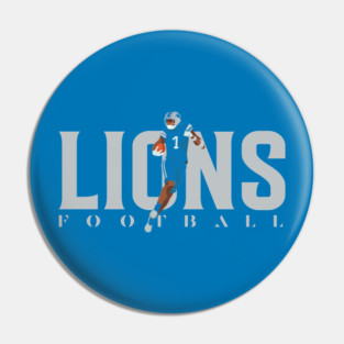 Lions Football Pin