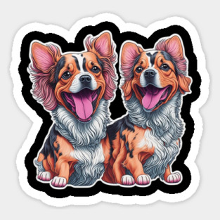Sausage Dogs with Style – Long Haired and Proud Sticker