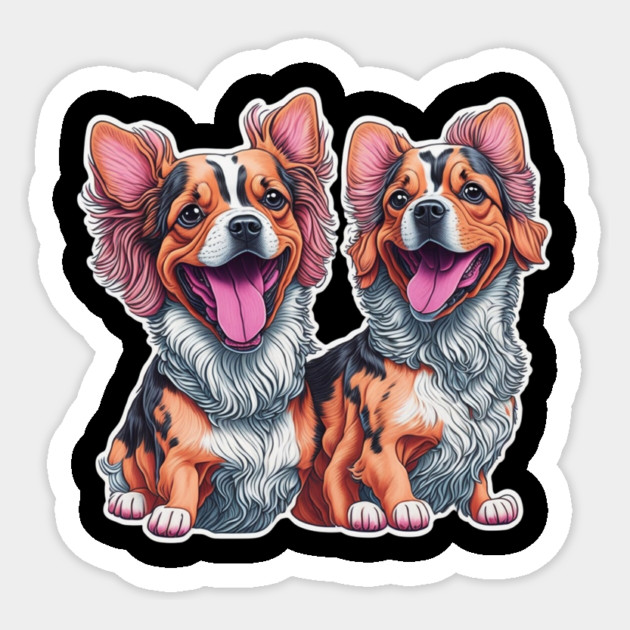 Sausage Dogs with Style – Long Haired and Proud Sticker by IamActiveDog