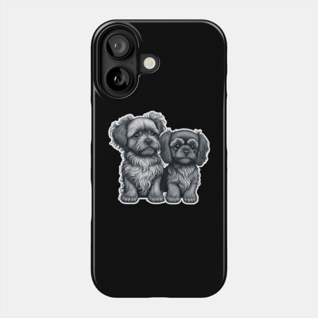 Long Haired Yorkie Terrier – Cute and Fluffy Phone Case by IamActiveDog