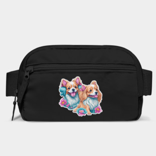 Cartoon Style Long Haired Dogs – Small and Fluffy Friends Bag