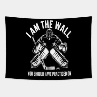 Ice Hockey Goaltender - Hockey Goalie Tapestry