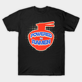 Fueled By Noodles Funny Bowl Gift T-Shirt