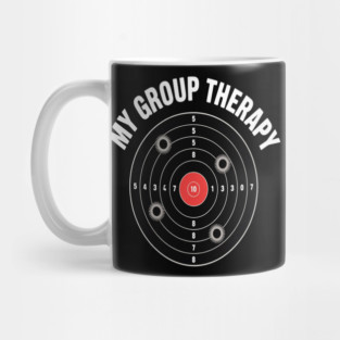 My Group Therapy Gun Shooting Range Gift For Men Women Mug