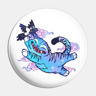 Demon Hunters Tiger, Demon Hunter Tiger - Derpy Tiger Pin