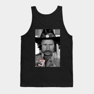 Dale Earnhardt middle finger Tank Top
