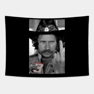 Dale Earnhardt middle finger Tapestry