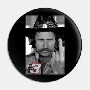 Dale Earnhardt middle finger Pin