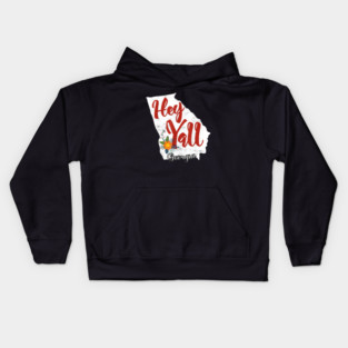 Hey Ya'll Georgia Kids Hoodie