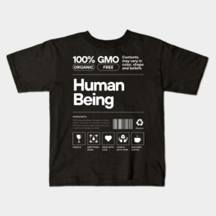 Human Being Care Label Kids T-Shirt