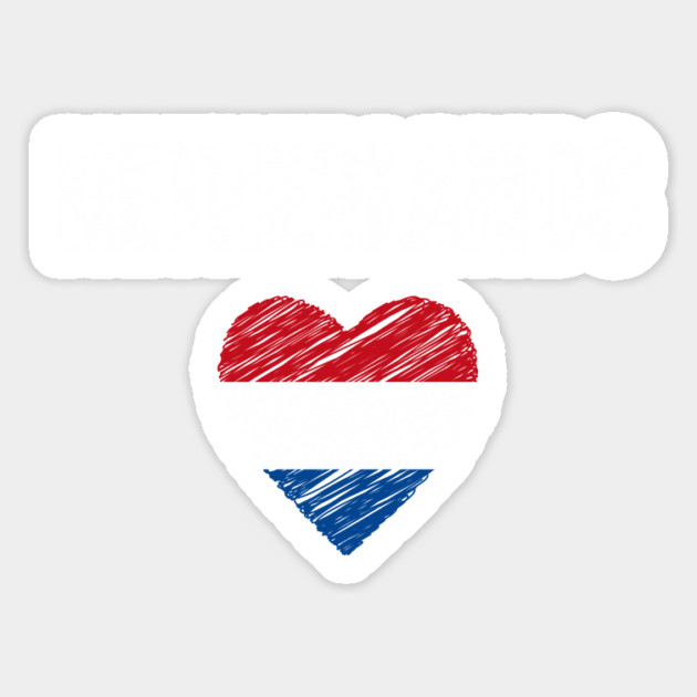 Netherlands flag, Netherlands heart Magnet by eka123