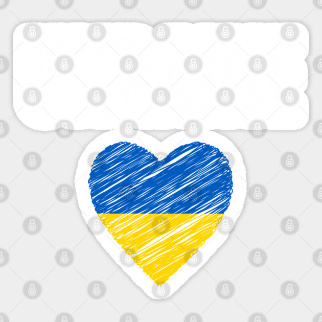 Ukraine flag, Ukraine heart Sticker by eka123