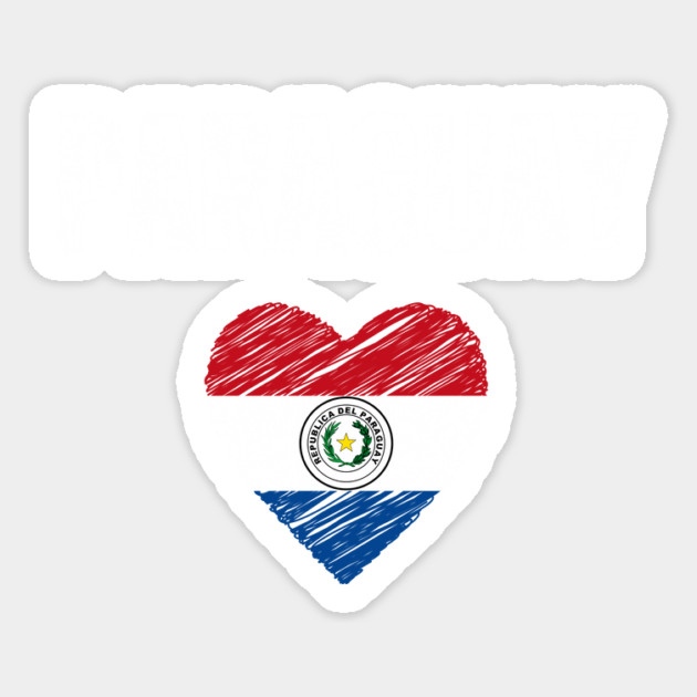 Paraguay flag, Paraguay heart Magnet by eka123