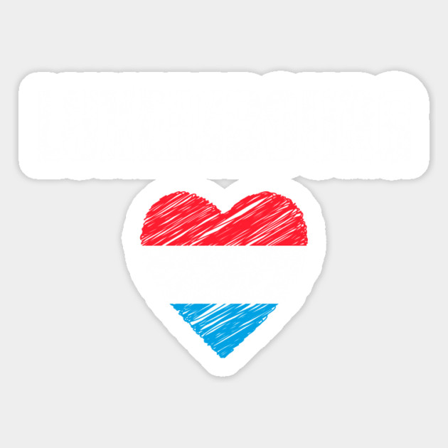 Luxembourg flag, Luxembourg heart Magnet by eka123