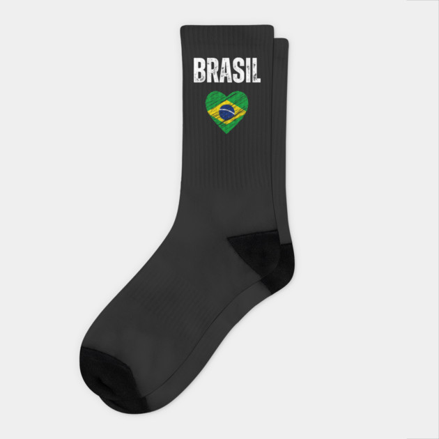 Brazil flag, brazilian flag Socks by eka123